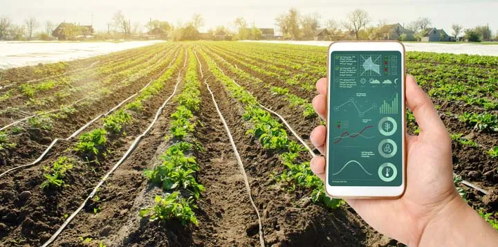 Vista de cultivos supervisados con tecnología móvil